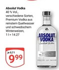 Aktuelle Wodka Angebote bei GLOBUS in Erlangen Aktuelles Vodka Angebot bei GLOBUS in Erlangen ab 9,99 €