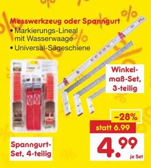 Messwerkzeug oder Spanngurt bei Netto Marken-Discount in Potsdam Messwerkzeug oder Spanngurt im Angebot bei Netto Marken-Discount Potsdam für 4,99 €