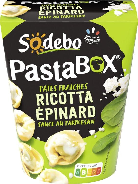 Pâtes fraîches Ricotta Épinard sauce au Parmesan PastaBox