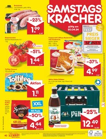Tomaten im Netto Marken-Discount Prospekt "Aktuelle Angebote" mit 49 Seiten (Oberhausen)