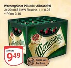 Pils Angebote von Wernesgrüner bei GLOBUS Gera für 9,49 €