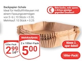 GLOBUS Leipzig - Backpapier-Schale Angebot im Prospekt Backpapier-Schale bei GLOBUS im Leipzig Prospekt für 2,99 €