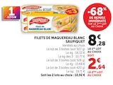 Filets de maquereau blanc - Saupiquet - U Express à Bastia Filets de maquereau blanc - Saupiquet en promo chez U Express Bastia à 2,64 €