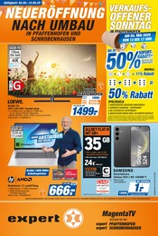 Fernseher im expert Prospekt in Schrobenhausen Aktueller expert Prospekt mit Fernseher, "Top Angebote", Seite 1