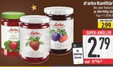 Konfitüre von d'arbo im aktuellen EDEKA Prospekt für 2,79 €