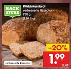 Kürbiskernbrot von Backstube für 1,99 € bei Netto Marken-Discount im Angebot Kürbiskernbrot von Backstube im aktuellen Netto Marken-Discount Prospekt