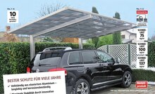 Design-Carport 'LINEA', Edelstahl-Look bei BAUHAUS in Aachen Design-Carport 'LINEA', Edelstahl-Look im Angebot bei BAUHAUS Aachen