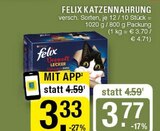 KATZENNAHRUNG im Angebot bei EDEKA in Haltern am See KATZENNAHRUNG Angebote von Felix bei EDEKA Haltern am See für 3,33 €