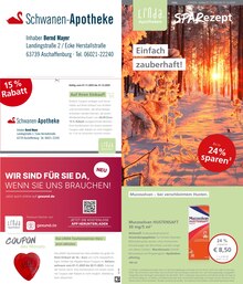 LINDA Premiumapotheke Aschaffenburg Prospekt der aktuellen Woche, gültig von 01.11.2025 bis 31.12.2025 Aktueller LINDA Premiumapotheke Aschaffenburg Prospekt "Aktuelle Angebote" mit 3 Seiten