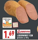 Leberwurst Fein im Angebot bei Marktkauf in Herne Leberwurst Fein Angebote von Rasting bei Marktkauf Herne für 1,69 €