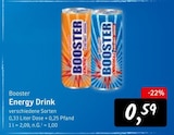 Energy Drink von Booster im aktuellen Konsum Prospekt für 0,59 €