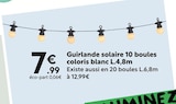 Guirlande solaire 10 boules dans le catalogue Maxi Bazar