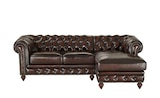 uno Ecksofa Bezug aus Echtleder Chesterfield im aktuellen Höffner Prospekt