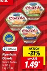 Obazda von Alpenhain für 1,49 € bei Lidl im Angebot Obazda von Alpenhain im aktuellen Lidl Prospekt
