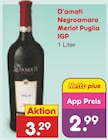 D'amati Negroamaro Merlot Puglia IGP im Angebot bei Netto Marken-Discount in Hannover D'amati Negroamaro Merlot Puglia IGP Angebote bei Netto Marken-Discount Hannover für 2,99 €