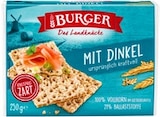 Knäckebrot mit Dinkel von BURGER für 1,00 € bei Kaufland im Angebot Knäckebrot mit Dinkel von BURGER im aktuellen Kaufland Prospekt