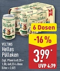 Helles Pülleken Angebote von Veltins bei ALDI Nord Wismar für 3,99 €