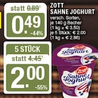 Sahne Joghurt Angebote von Zott bei EDEKA Haltern am See für 0,49 €