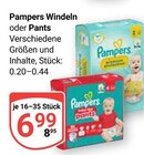 Windeln oder Pants im Angebot bei GLOBUS in Plauen Windeln oder Pants Angebote von Pampers bei GLOBUS Plauen für 6,99 €
