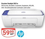 Drucker Deskjet 2821e im Angebot bei GLOBUS in Speyer Drucker Deskjet 2821e Angebote von HP bei GLOBUS Speyer für 59,99 €