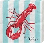 Servietten "Lobster" (30x30 cm) Angebot in Oberhof Servietten "Lobster" (30x30 cm) im aktuellen Prospekt bei dm-drogerie markt in Oberhof