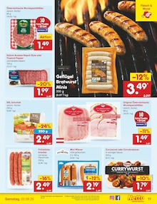 Wurst im Netto Marken-Discount Prospekt "Aktuelle Angebote" mit 65 Seiten (Düsseldorf)