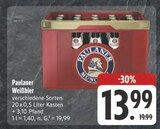 Weißbier im Angebot bei EDEKA in Nördlingen Weißbier Angebote von Paulaner bei EDEKA Nördlingen für 13,99 €