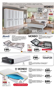 Bett im Möbel Martin Prospekt "März Highlights" mit 20 Seiten (Mannheim)