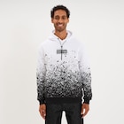 Sweat hoodie à capuche blanc homme en promo chez La Halle Sweat hoodie à capuche blanc homme dans le catalogue La Halle