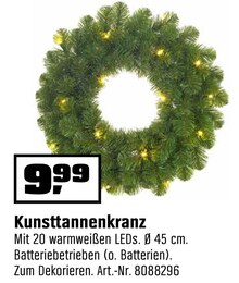 OBI Aalen - Kunsttannenkranz Kunsttannenkranz Angebot bei OBI Aalen im Prospekt "SCHMÜCK DICH GLÜCKLICH!"