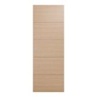 Porte coulissante GARBAN chêne miel 204 cm x 73 cm en promo chez Brico Dépôt Metz à 129,00 €
