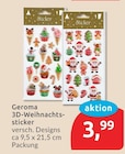 Geroma 3D-Weihnachtssticker im budni Prospekt Geroma 3D-Weihnachtssticker von im aktuellen budni Prospekt für 3,99 €