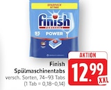Spülmaschinentabs im Angebot bei E center in Schorndorf Spülmaschinentabs Angebote von Finish bei E center Schorndorf für 12,99 €