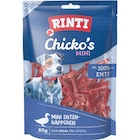 RINTI Snack Chicko's Mini Ente 80 g Angebote von Rinti bei Zookauf Schwerte für 1,89 €