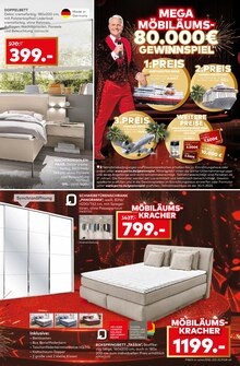 Boxspringbett im aktuellen porta Möbel Prospekt (Berlin) Boxspringbett im porta Möbel Prospekt "DIE MÖBILÄUMS-SPAR-SHOW" mit 12 Seiten (Berlin)
