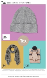 Promos Bonnet dans le catalogue "Tex" de Carrefour à la page 8 Promos Bonnet dans le catalogue "Tex" de Carrefour à la page 8