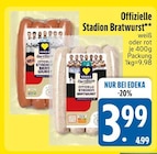 Offizielle Stadion Bratwurst weiß bei EDEKA im Dirlewang Prospekt für 