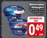 Aktuelles Rahmjoghurt Angebot bei EDEKA in Ingolstadt ab 0,49 €