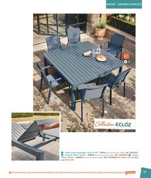 Prix et réduction Table Carrée dans le prospectus Jardiland en cours Offre Table Carrée dans le catalogue Jardiland du moment à la page 13