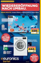 EURONICS Prospekt für Werne mit 8 Seiten EURONICS Prospekt "WIEDERERÖFFNUNG NACH UMBAU" für Werne, 8 Seiten, 22.10.2026 - 28.10.2026