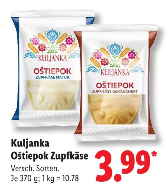Ostiepok Zupfkäse Geräuchert