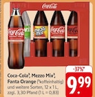 Aktuelle Cola Angebote bei EDEKA in Rottenburg (Neckar) Aktuelles Coca-Cola, Mezzo Mix, Fanta Orange Angebot bei EDEKA in Rottenburg (Neckar) ab 9,99 €