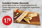 Fackelbrot Cheddar-Mozzarella im V-Markt Prospekt Fackelbrot Cheddar-Mozzarella von im aktuellen V-Markt Prospekt für 1,79 €