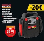 Booster de démarrage chargeur USB - mecafer en promo chez Screwfix Maubeuge à 79,99 €