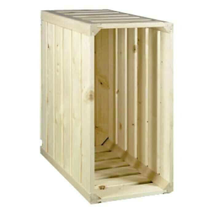 BAUHAUS Steinhagen - HolzZollhaus Holzkiste A 1/4 (32 x 17,5 x 35 cm, Gehobelt, Natur) HolzZollhaus Holzkiste A 1/4 (32 x 17,5 x 35 cm, Gehobelt, Natur) Angebot bei BAUHAUS Steinhagen im Prospekt Bringen Sie Ordnung in Werkstatt, Haus & Garten