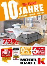 Möbel Kraft Prospekt "Wir feiern 10 Jahre ", 24 Seiten, für Halle, 14.10.2019 - 12.11.2019 Möbel Kraft Prospekt "Wir feiern 10 Jahre ", 24 Seiten, für Halle, 14.10.2019 - 12.11.2019