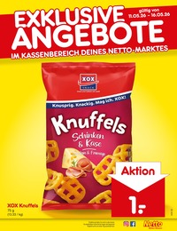 Knabberzeug im Netto Marken-Discount Prospekt "Aktuelle Angebote" auf Seite 46
