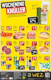 Aktueller WEZ Prospekt mit Sahne, "Die WEZette", Seite 16