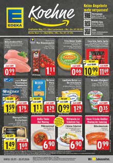 Coca Cola im aktuellen EDEKA Prospekt (Marl) Coca Cola im EDEKA Prospekt "Aktuelle Angebote" mit 24 Seiten (Marl)