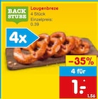 Laugenbreze im Angebot bei Netto Marken-Discount in Nürtingen Laugenbreze Angebote von BACK STUBE bei Netto Marken-Discount Nürtingen für 0,39 €